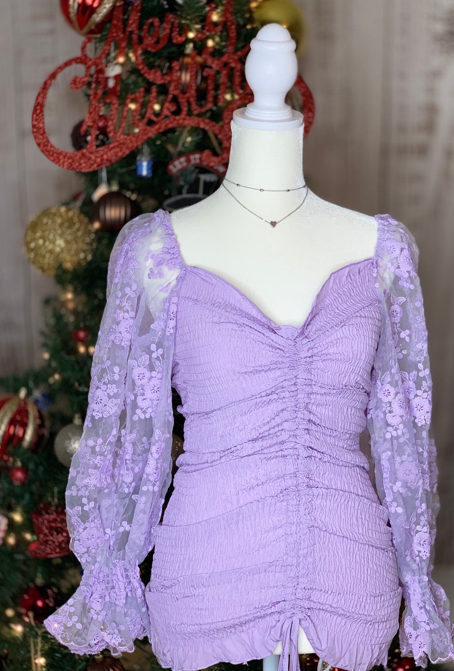 Lupita Mini Dress (PURPLE)