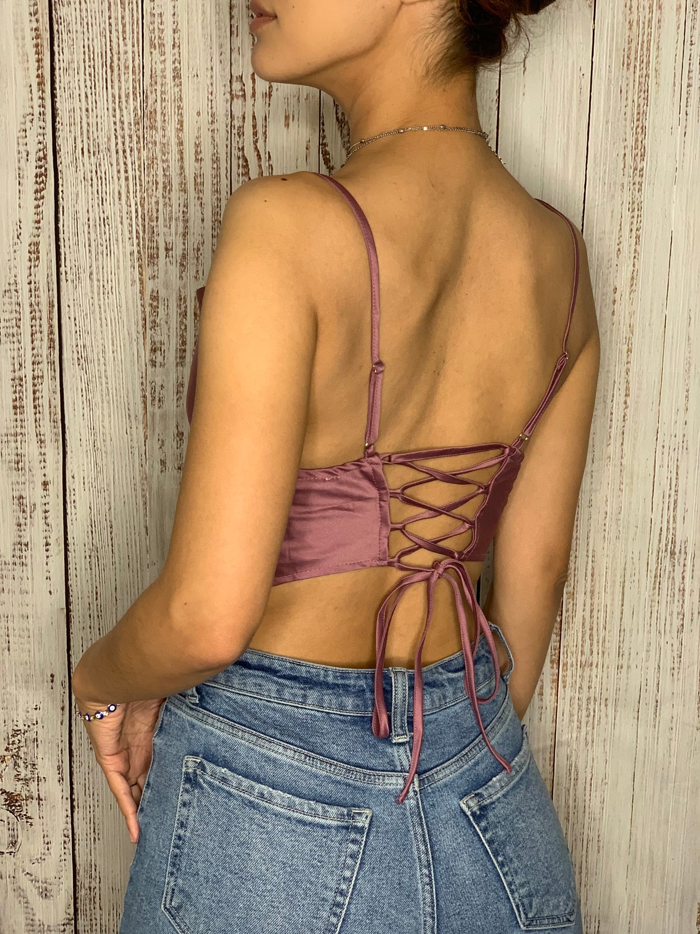 THROW IT BACK Top (PLUM)