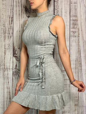 Nova Cozy Dress (GRAY)