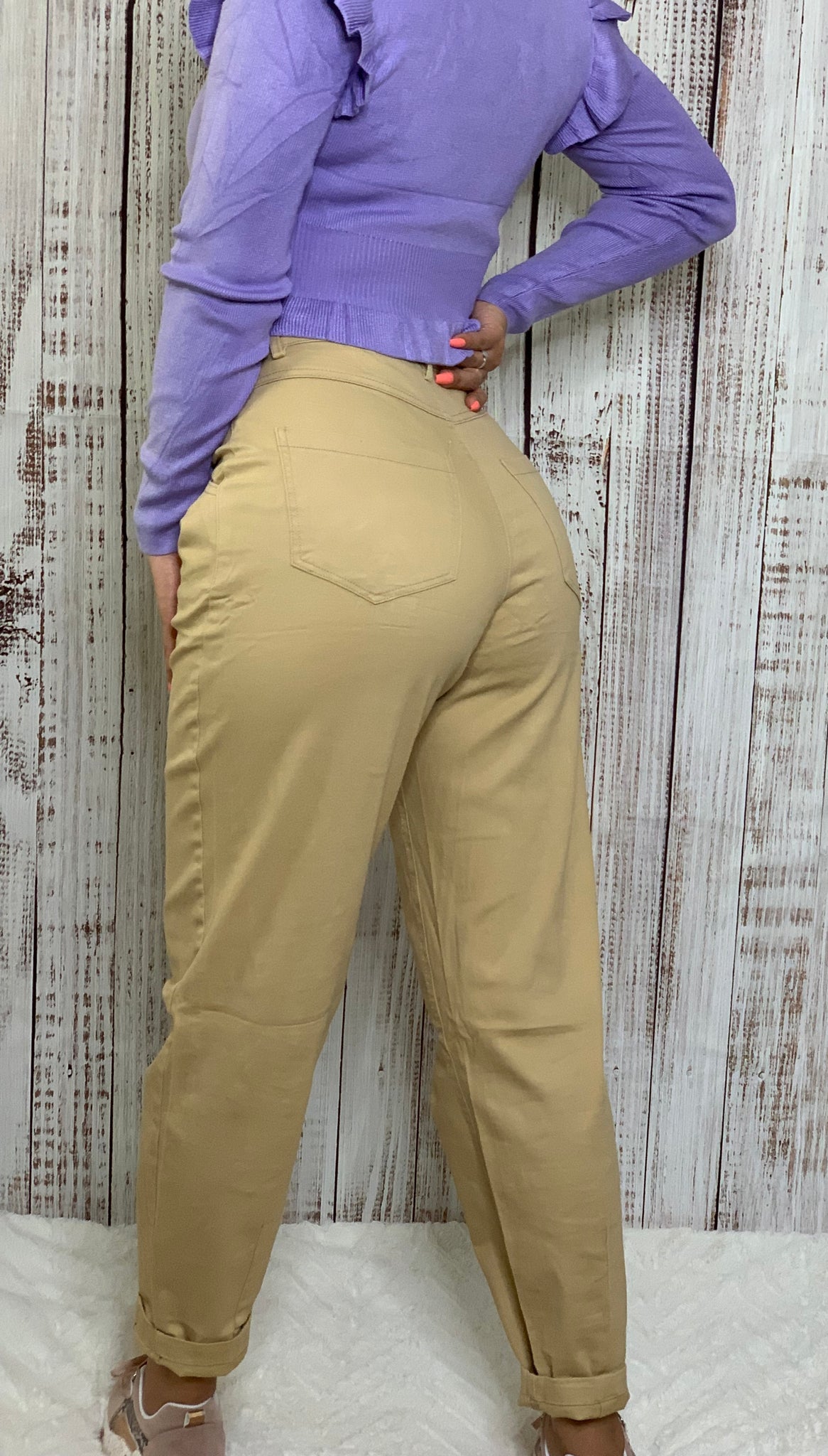 Her Way Pants (BEIGE)